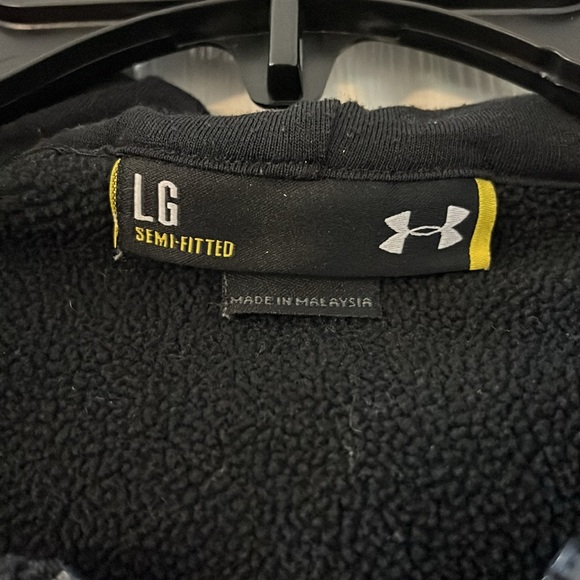 Black Full Zip Under Armour Hoodie - Picture 2 of 3